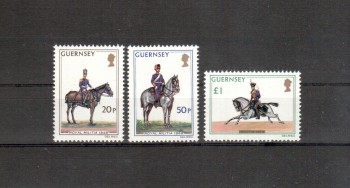 Guernsey Michelnummer 118 - 120 postfrisch