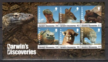 Guernsey Michelnummer 1232 - 1237 Block 49 postfrisch