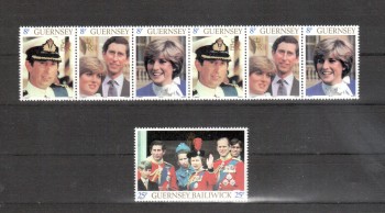 Guernsey Michelnummer 225 - 231 postfrisch Guernsey Michelnummer 225 - 231 postfrisch