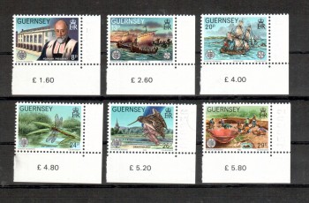Guernsey Michelnummer 245 - 250 postfrisch