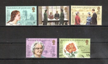 Guernsey Michelnummer 279 - 283 postfrisch