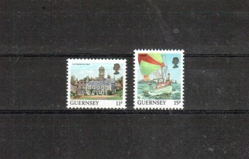 Guernsey Michelnummer A 392 + B 392 postfrisch