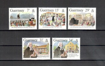 Guernsey Michelnummer 403 - 407 postfrisch