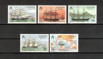 Guernsey Michelnummer 408 - 412 postfrisch