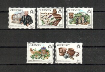 Guernsey Michelnummer 421 - 425 postfrisch