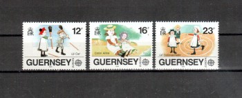 Guernsey Michelnummer 449 - 451 postfrisch