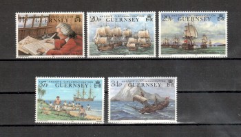 Guernsey Michelnummer 492 - 496 postfrisch