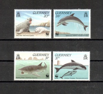 Guernsey Michelnummer 497 - 500 postfrisch