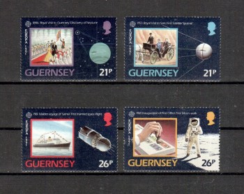 Guernsey Michelnummer 518 - 521 postfrisch