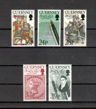 Guernsey Michelnummer 617 - 621 postfrisch