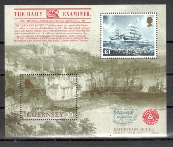 Guernsey Michelnummer 739 - 740 Block 19 postfrisch