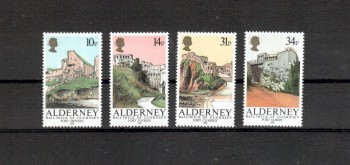 Alderney Michelnummer 28 - 31 postfrisch