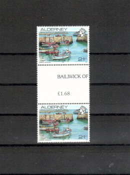 Alderney Michelnummer 48 ZS postfrisch Alderney Michelnummer 48 ZS postfrisch