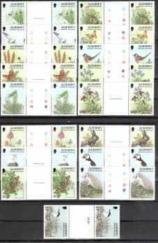 Alderney Michelnummer 65 - 81 ZS postfrisch Alderney Michelnummer 65 - 81 ZS postfrisch