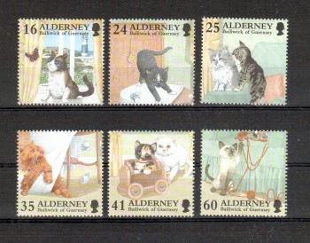 Alderney Michelnummer 94 - 99 postfrisch Alderney Michelnummer 94 - 99 postfrisch