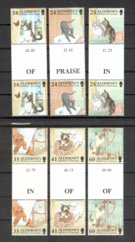 Alderney Michelnummer 94 - 99 ZS postfrisch Alderney Michelnummer 94 - 99 ZS postfrisch