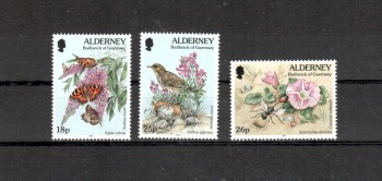 Alderney Michelnummer 100 - 102 A postfrisch