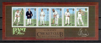 Alderney Michelnummer 103 - 107 ZS postfrisch