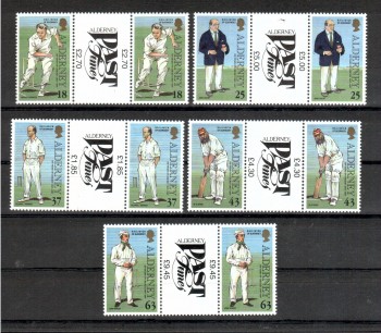 Alderney Michelnummer 103 - 107 Block 3 postfrisch