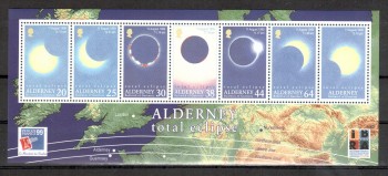 Alderney Michelnummer 131 - 136 Block 6 postfrisch