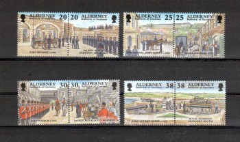 Alderney Michelnummer 137 - 144 postfrisch