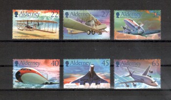 Alderney Michelnummer 206 - 211 postfrisch Alderney Michelnummer 206 - 211 postfrisch