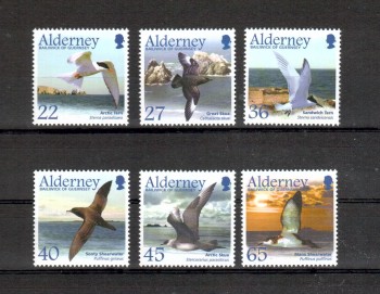 Alderney Michelnummer 212 - 217 postfrisch