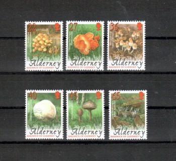 Alderney Michelnummer 224 - 229 postfrisch