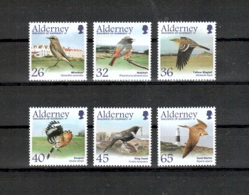 Alderney Michelnummer 236 - 241 postfrisch