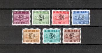 Guernsey Michelnummer Porto 1 - 7 postfrisch