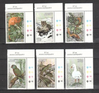 Jersey Michelnummer 314 - 319 postfrisch Jersey Michelnummer 314 - 319 postfrisch