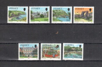 Jersey Michelnummer 501 - 507 postfrisch