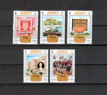 Jersey Michelnummer 544 - 548 postfrisch