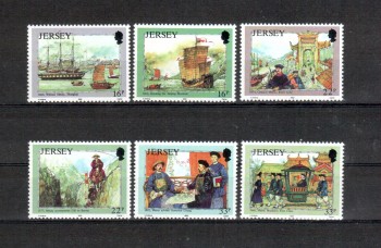 Jersey Michelnummer 568 - 573 postfrisch Jersey Michelnummer 568 - 573 postfrisch