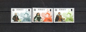 Jersey Michelnummer 574 - 576 postfrisch Jersey Michelnummer 574 - 576 postfrisch