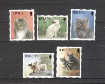 Jersey Michelnummer 645 - 649 postfrisch Jersey Michelnummer 645 - 649 postfrisch