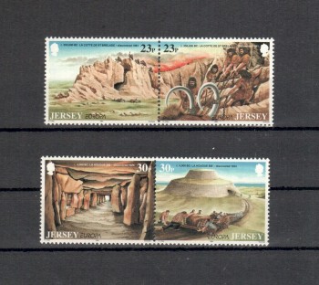 Jersey Michelnummer 650 - 653 postfrisch Jersey Michelnummer 650 - 653 postfrisch