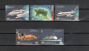 Jersey Michelnummer 669 - 673 postfrisch Jersey Michelnummer 669 - 673 postfrisch