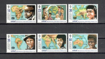 Jersey Michelnummer 727 - 732 postfrisch