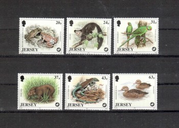 Jersey Michelnummer 799 - 804 postfrisch Jersey Michelnummer 799 - 804 postfrisch