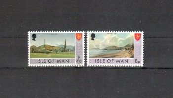 Isle of Man Michelnummer 52 - 53 postfrisch Isle of Man Michelnummer 52 - 53 postfrisch