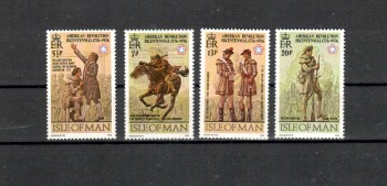Isle of Man Michelnummer 74 - 77 A postfrisch