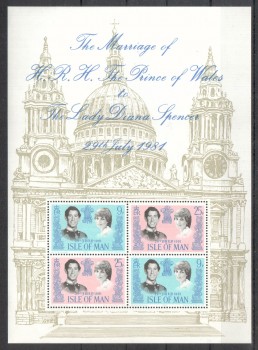 Isle of Man Michelnummer 194 - 195 Block 5 postfrisch