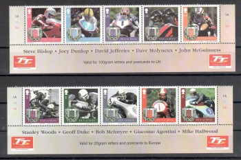 Isle of Man Michelnummer 1333 - 1342 postfrisch Isle of Man Michelnummer 1333 - 1342 postfrisch