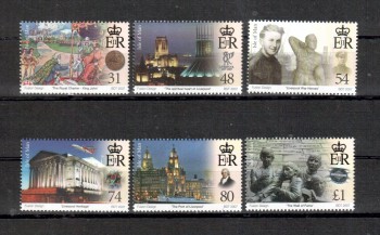 Isle of Man Michelnummer 1375 - 1380 postfrisch Isle of Man Michelnummer 1375 - 1380 postfrisch