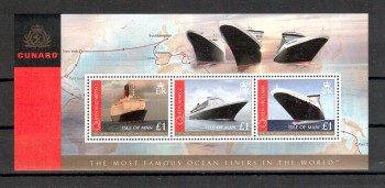 Isle of Man Michelnummer 1412 - 1414 Block 62 postfrisch Isle of Man Michelnummer 1412 - 1414 Block 62 postfrisch