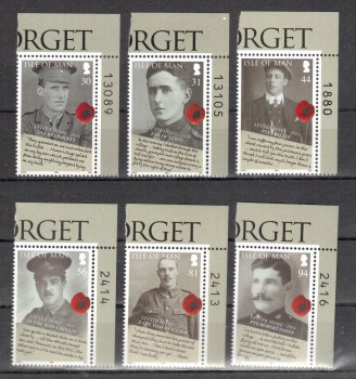 Isle of Man Michelnummer 1474 - 1479 postfrisch Isle of Man Michelnummer 1474 - 1479 postfrisch