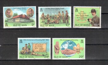 Isle of Man Michelnummer 203 - 207 postfrisch