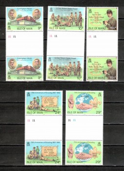 Isle of Man Michelnummer 203 - 207 ZS postfrisch