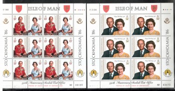 Isle of Man Michelnummer 319 - 321 Kleinbogen postfrisch